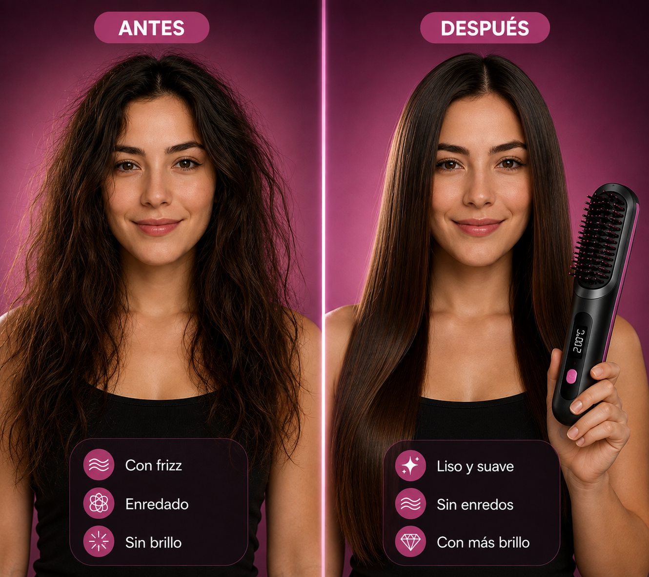 Kit cepillo alisador