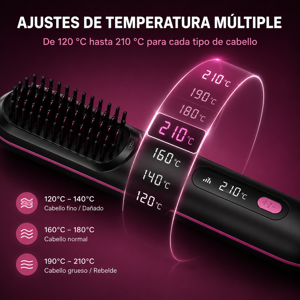 Kit cepillo alisador